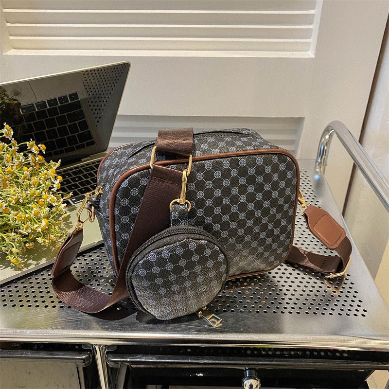 Vintage Pattern Crossbody Bags For Women Shoulder Shell Bag Trend Small Purse And Handbag Luxury Designer Female Square Bag Women's Bag | Orazek UK Ltd