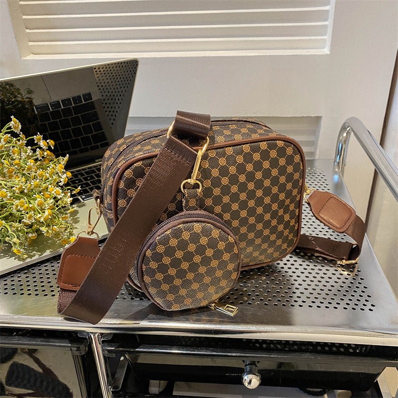 Vintage Pattern Crossbody Bags For Women Shoulder Shell Bag Trend Small Purse And Handbag Luxury Designer Female Square Bag Women's Bag | Orazek UK Ltd
