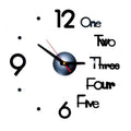 Wall Clock Metal Quartz Watch Clocks 3d Diy Home Decoration Acrylic Mirror Stickers Modern Needle | Orazek UK Ltd
