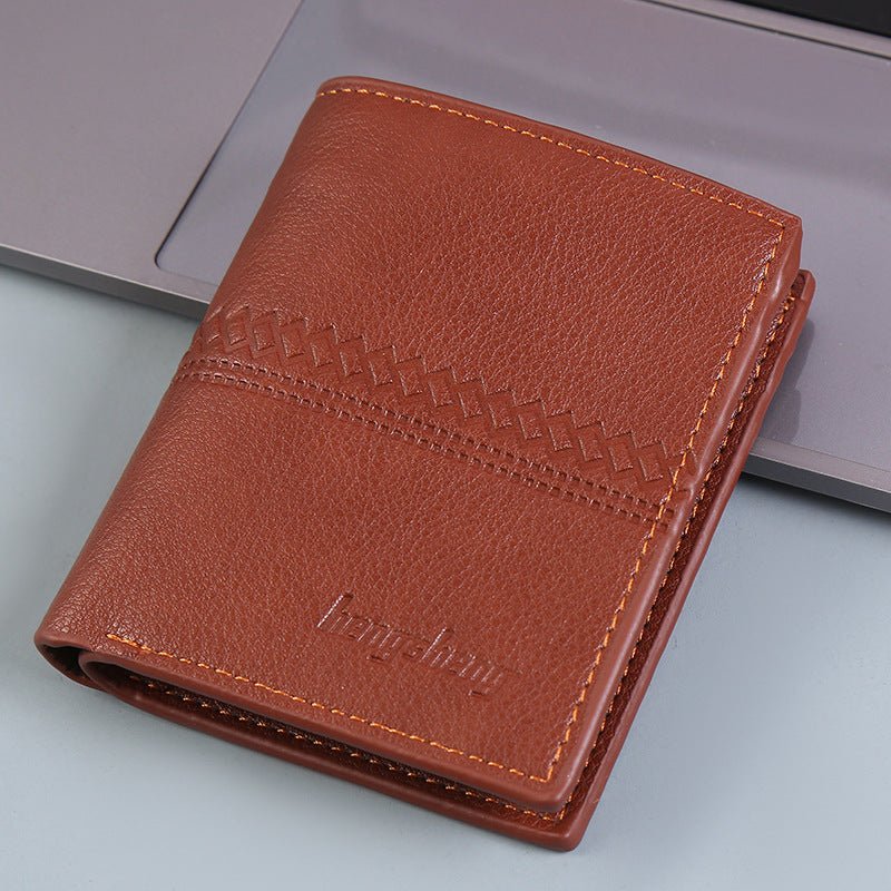 Wallet Men Short Leather Wallet Wallet Men | Orazek UK Ltd