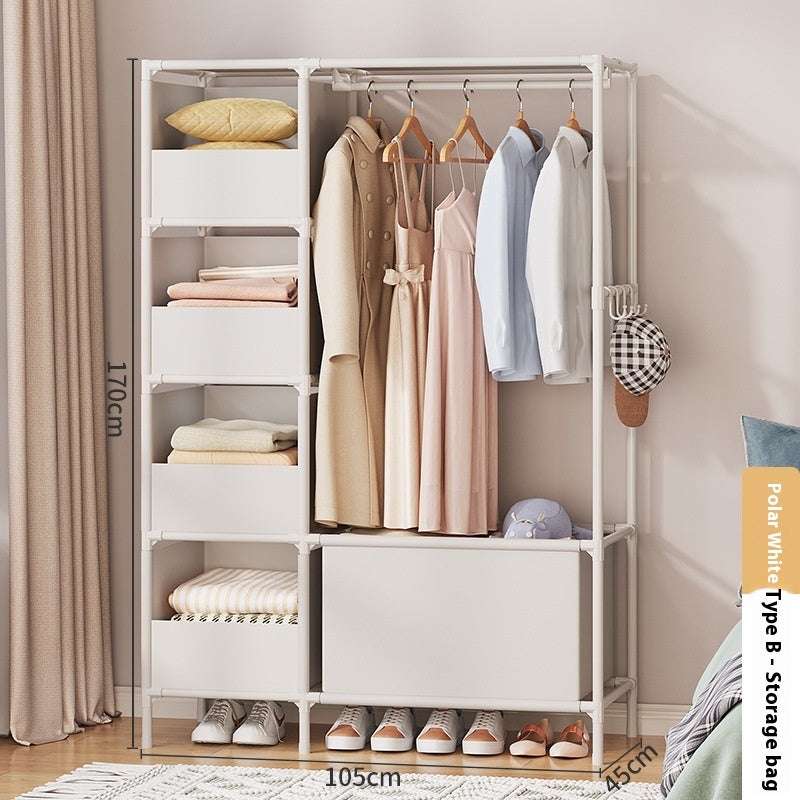 Wardrobe Home Bedroom Simple Assembly Wardrobe | Orazek UK Ltd