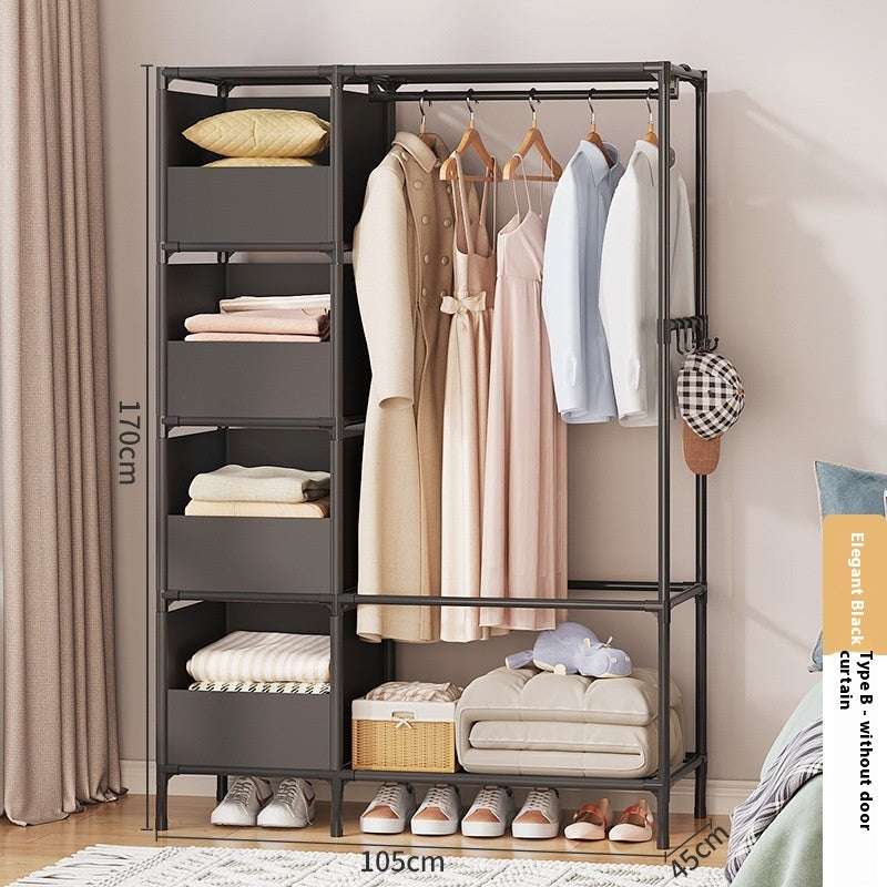 Wardrobe Home Bedroom Simple Assembly Wardrobe | Orazek UK Ltd