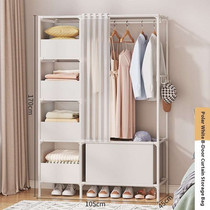 Wardrobe Home Bedroom Simple Assembly Wardrobe | Orazek UK Ltd