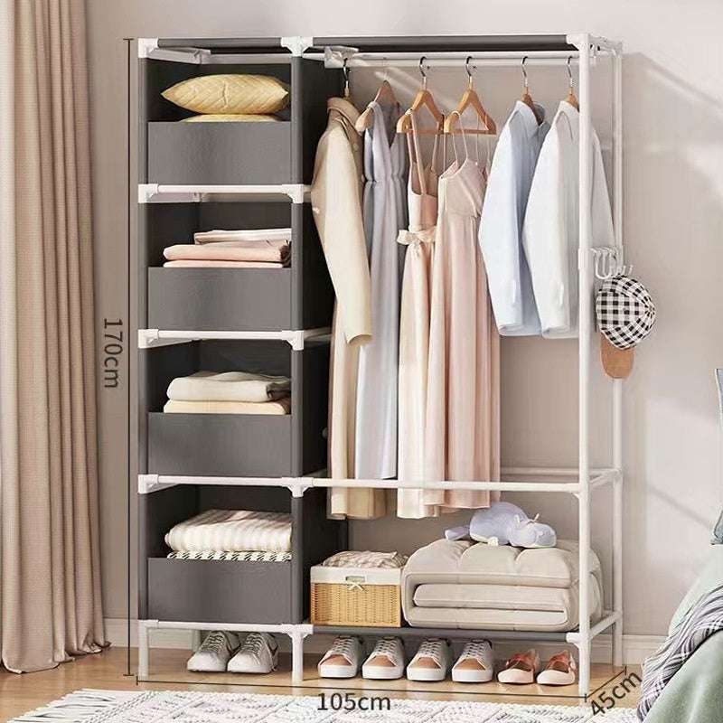 Wardrobe Home Bedroom Simple Assembly Wardrobe | Orazek UK Ltd