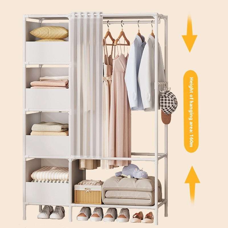 Wardrobe Home Bedroom Simple Assembly Wardrobe | Orazek UK Ltd