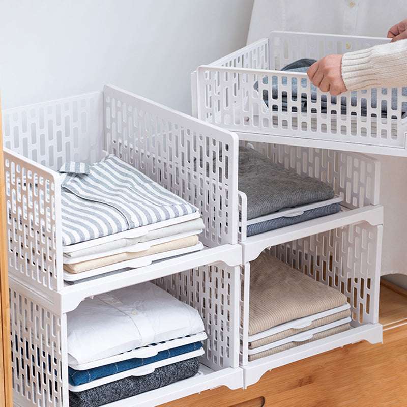 Wardrobe Storage Layered Partition Wardrobe Storage Box | Orazek UK Ltd