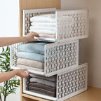 Wardrobe Storage Layered Partition Wardrobe Storage Box Orazek UK Ltd