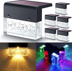 Waterproof New RGB LED Solar Light Step Fence Light | Orazek UK Ltd