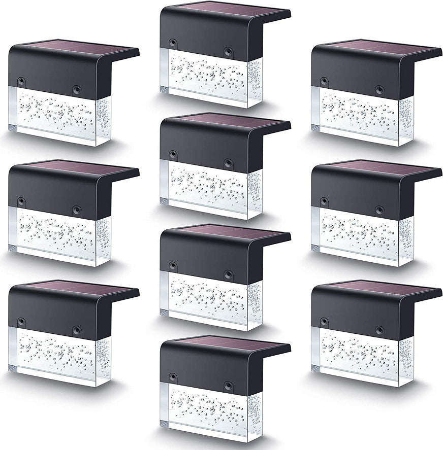 Waterproof New RGB LED Solar Light Step Fence Light Orazek UK Ltd