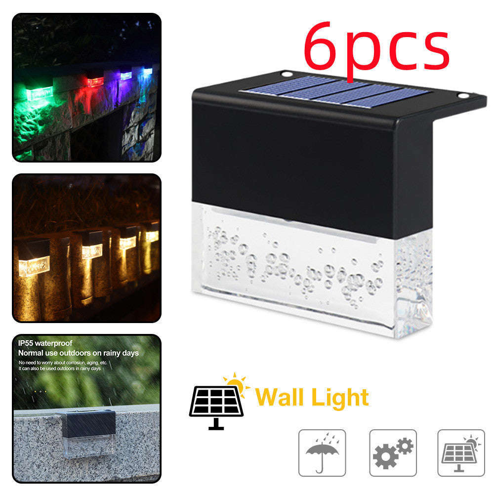 Waterproof New RGB LED Solar Light Step Fence Light Orazek UK Ltd