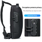 Waterproof USB Anti-theft Bag Men Oxford Crossbody Shoulder Bag Sling Multifunction Short Travel Messenger Chest Pack | Orazek UK Ltd