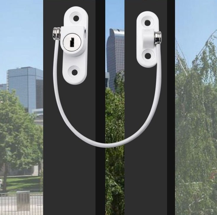 Window Security Chain Lock Window Cable Lock Restrictor Multifunctional Window Lock Door Security Guard for Baby Safety 1Pcs | Orazek UK Ltd