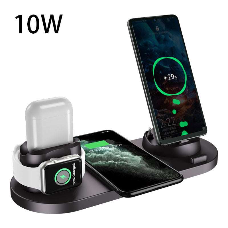 Wireless Charger For IPhone Fast Charger For Phone Fast Charging Pad For Phone Watch 6 In 1 Charging Dock Station | Orazek UK Ltd