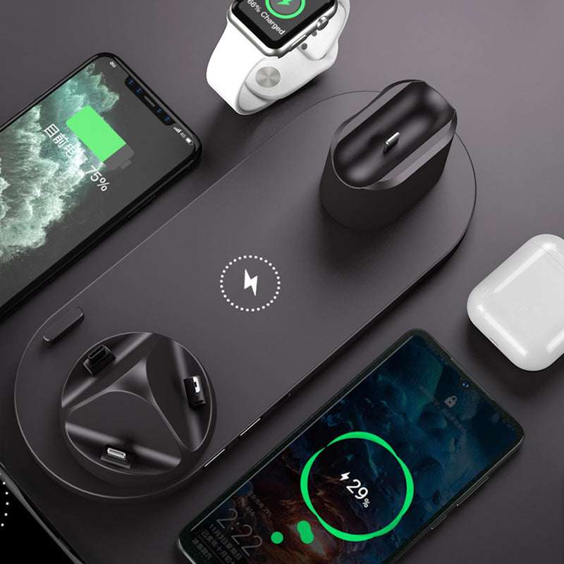 Wireless Charger For IPhone Fast Charger For Phone Fast Charging Pad For Phone Watch 6 In 1 Charging Dock Station | Orazek UK Ltd