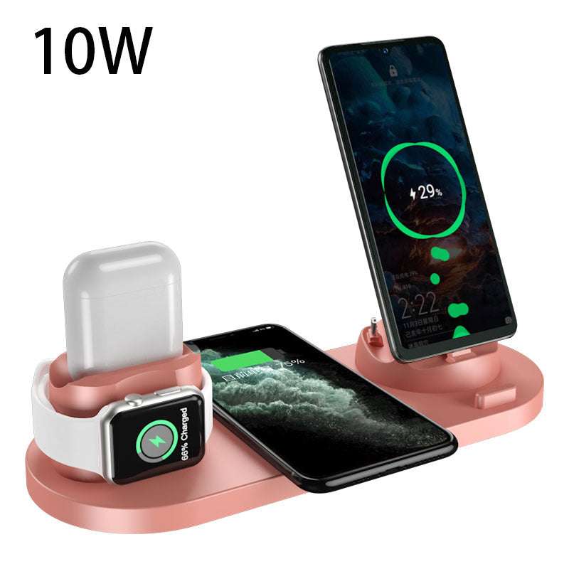 Wireless Charger For IPhone Fast Charger For Phone Fast Charging Pad For Phone Watch 6 In 1 Charging Dock Station | Orazek UK Ltd
