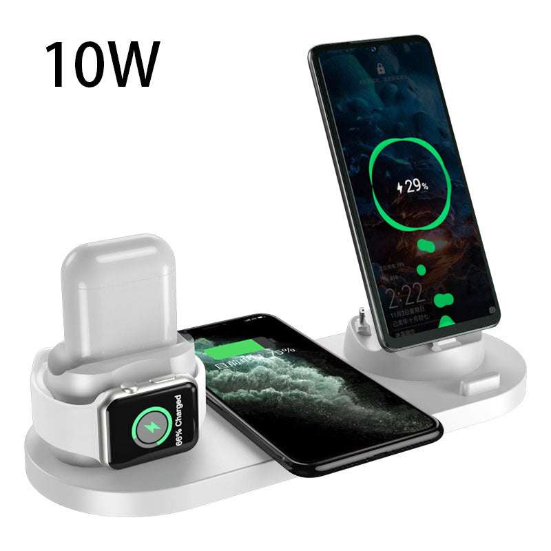 Wireless Charger For IPhone Fast Charger For Phone Fast Charging Pad For Phone Watch 6 In 1 Charging Dock Station | Orazek UK Ltd