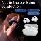 Wireless Ear Clip Bluetooth Headset TWS Comfortable Wear Not In-Ear Sports Wireless Bone Conduction 5.3 Bluetooth Headset | Orazek UK Ltd