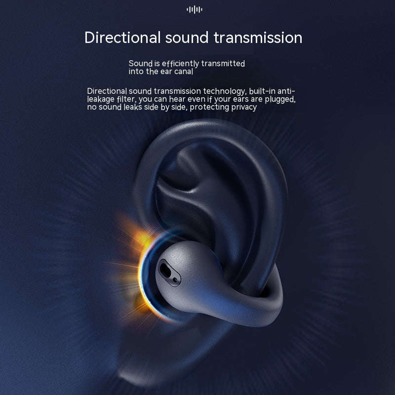Wireless Ear Clip Bluetooth Headset TWS Comfortable Wear Not In-Ear Sports Wireless Bone Conduction 5.3 Bluetooth Headset | Orazek UK Ltd