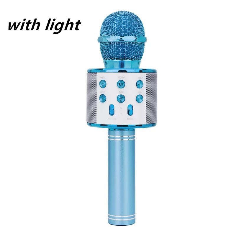 Wireless Microphone Portable Bluetooth Mini Home Ktv For Music Playing Singing Speaker Player | Orazek UK Ltd