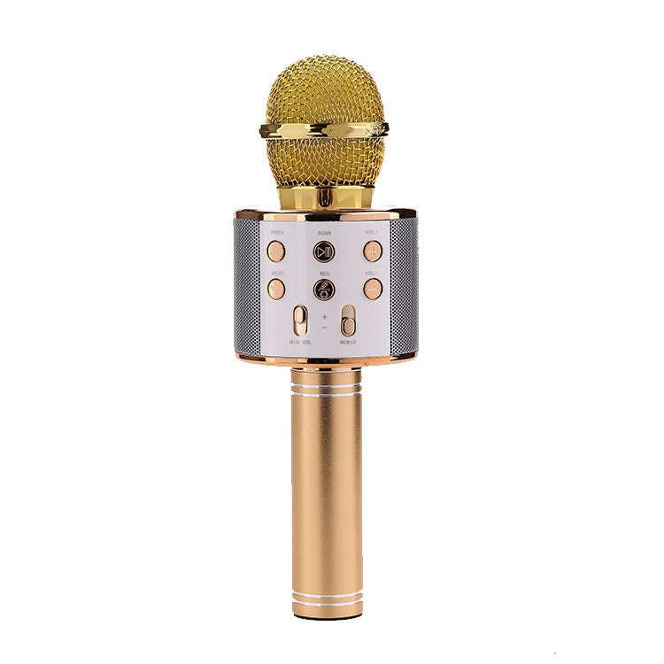 Wireless Microphone Portable Bluetooth Mini Home Ktv For Music Playing Singing Speaker Player | Orazek UK Ltd