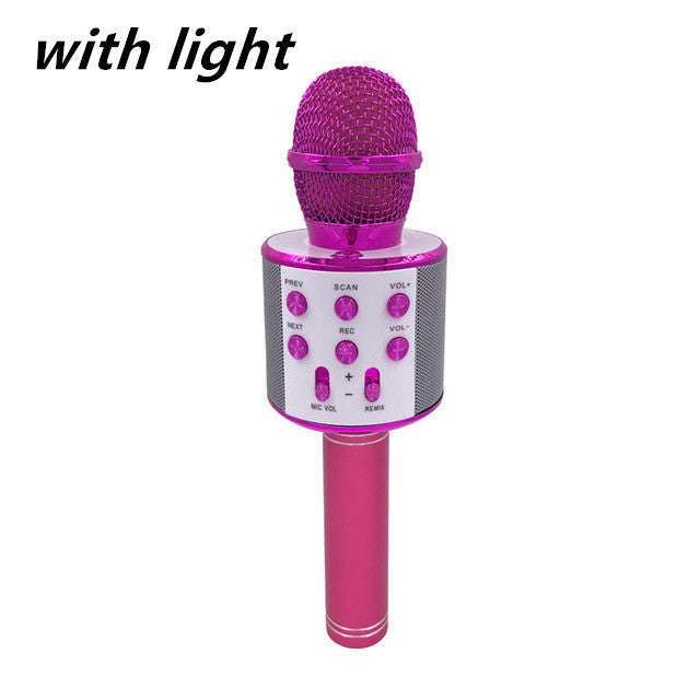Wireless Microphone Portable Bluetooth Mini Home Ktv For Music Playing Singing Speaker Player | Orazek UK Ltd