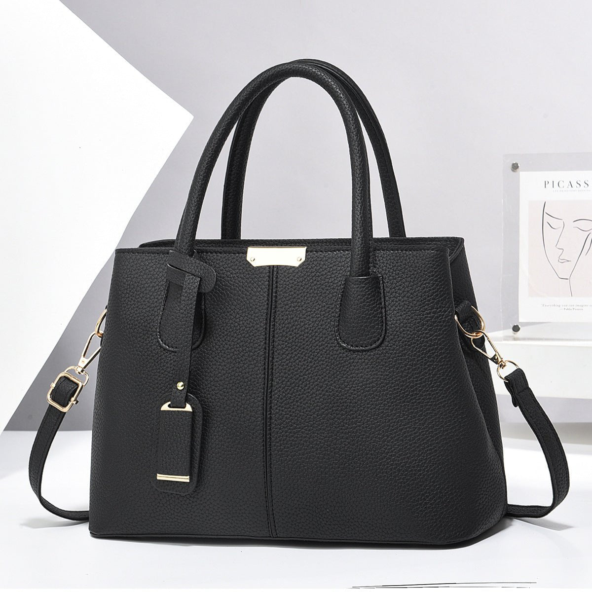 Women PU Leather Handbags Ladies Large Capacity Tote Bag Female Square Shoulder Bags New Fashion Crossbody Bags | Orazek UK Ltd