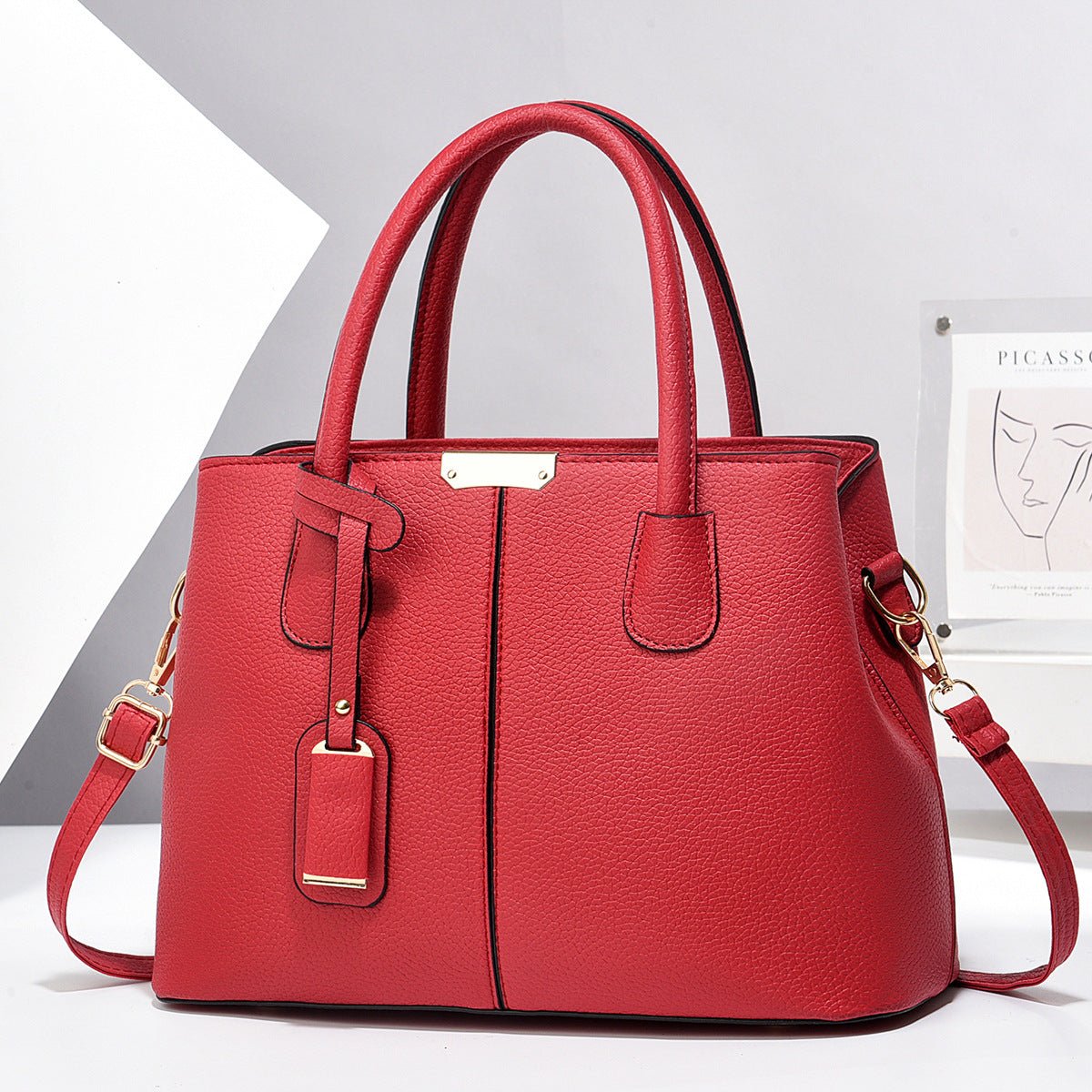 Women PU Leather Handbags Ladies Large Capacity Tote Bag Female Square Shoulder Bags New Fashion Crossbody Bags | Orazek UK Ltd
