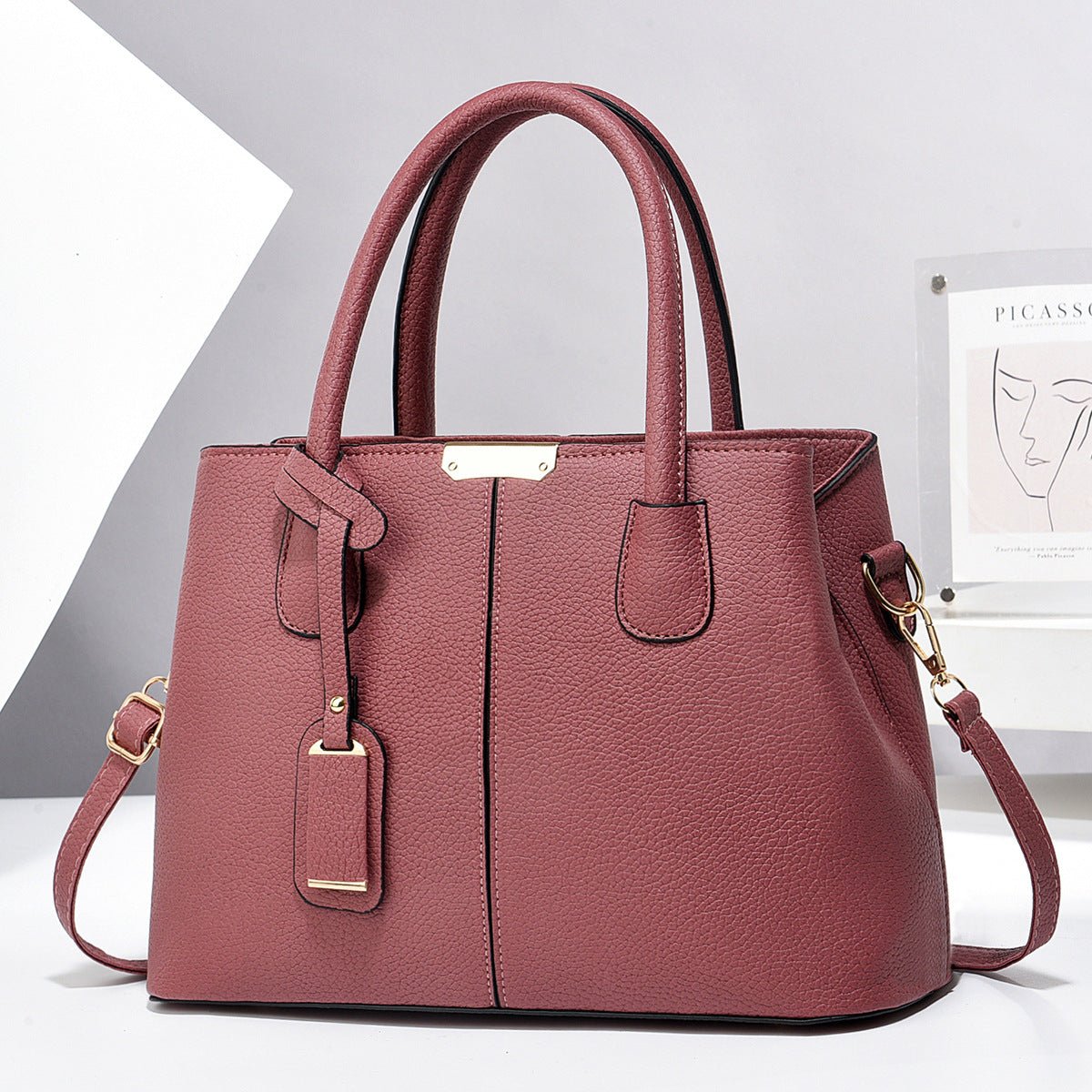 Women PU Leather Handbags Ladies Large Capacity Tote Bag Female Square Shoulder Bags New Fashion Crossbody Bags | Orazek UK Ltd