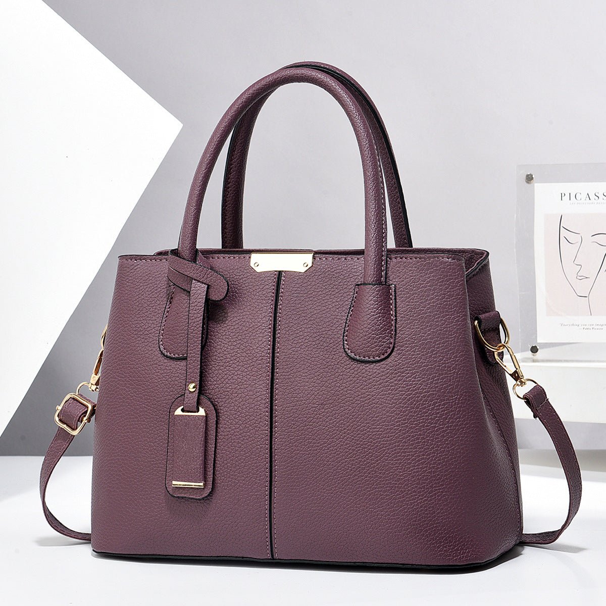 Women PU Leather Handbags Ladies Large Capacity Tote Bag Female Square Shoulder Bags New Fashion Crossbody Bags | Orazek UK Ltd