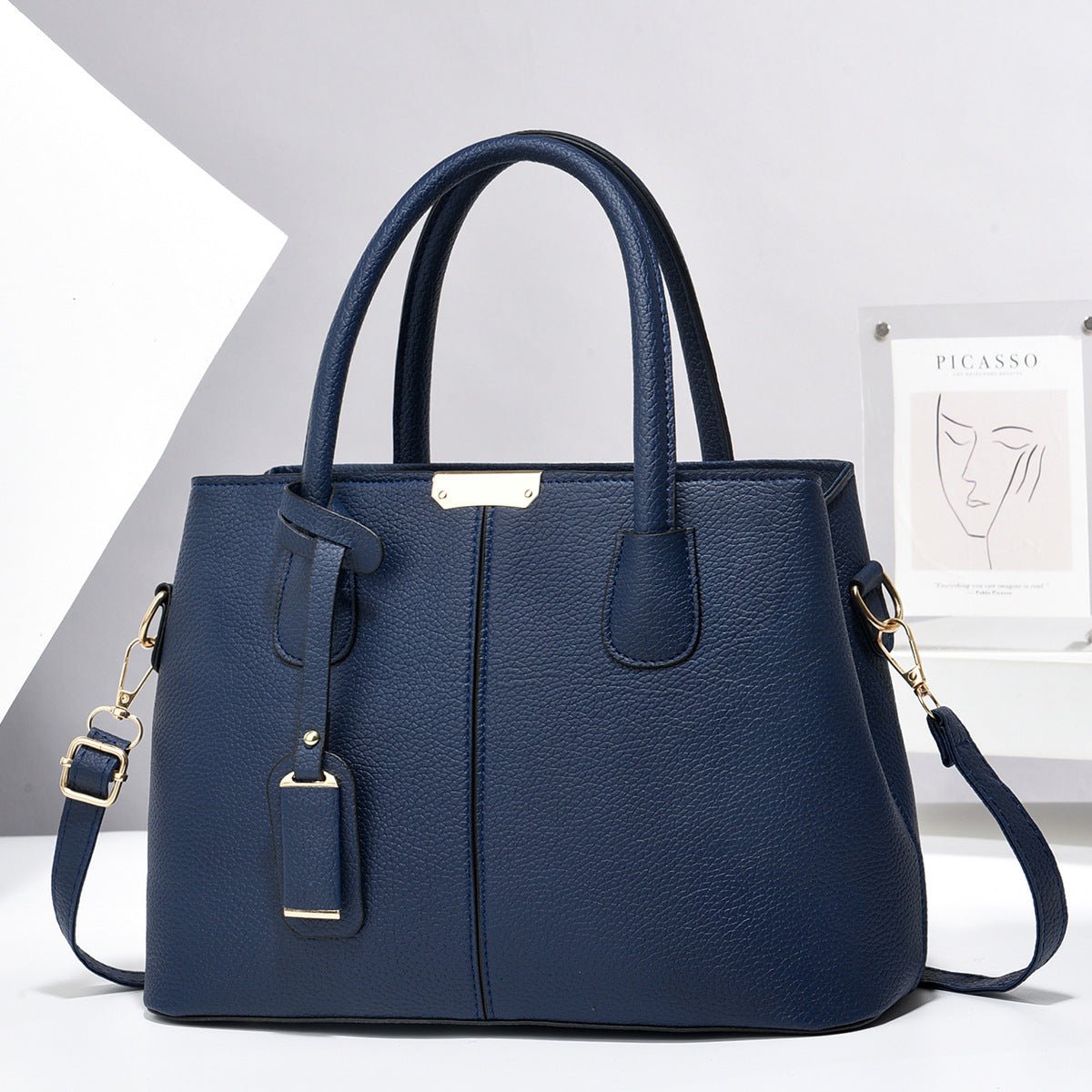 Women PU Leather Handbags Ladies Large Capacity Tote Bag Female Square Shoulder Bags New Fashion Crossbody Bags | Orazek UK Ltd