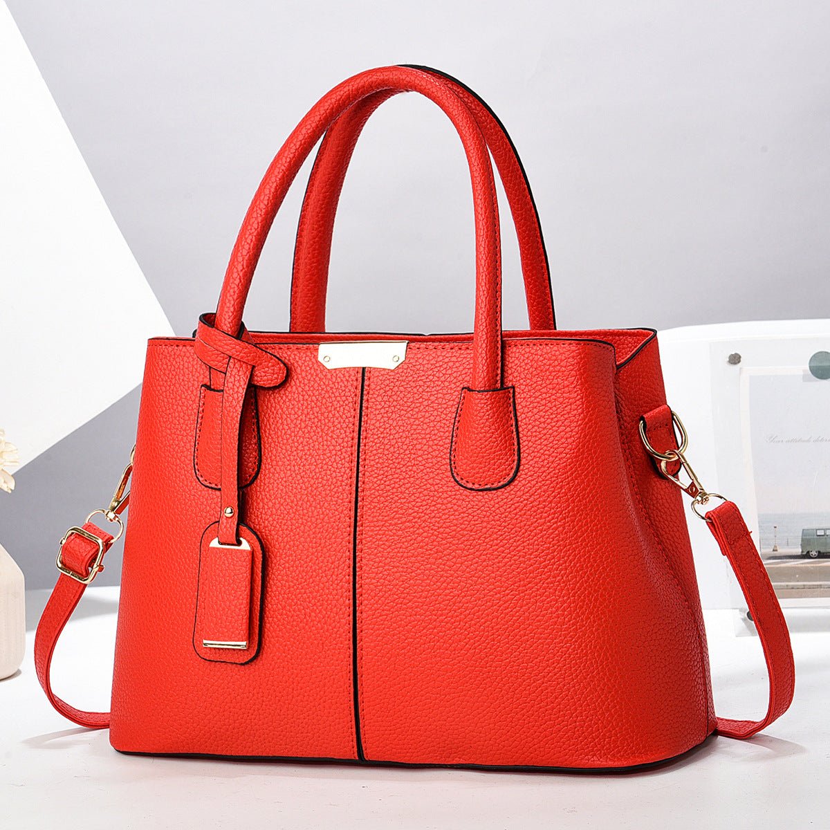 Women PU Leather Handbags Ladies Large Capacity Tote Bag Female Square Shoulder Bags New Fashion Crossbody Bags | Orazek UK Ltd