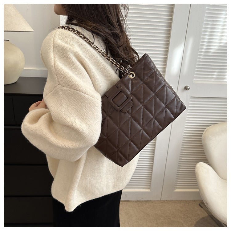 Women Shoulder Bags New Trendy Chic Chanel-style Rhombus Chain Bag | Orazek UK Ltd