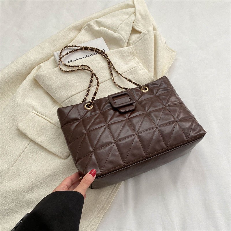 Women Shoulder Bags New Trendy Chic Chanel-style Rhombus Chain Bag | Orazek UK Ltd