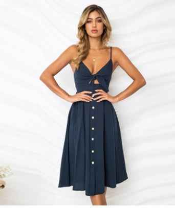 Women Summer Dresses Sleeveless Backless Strap Long Close-fitting Sheath Female Party Evening Dresses Vestidos | Orazek UK Ltd