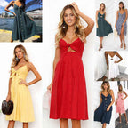 Women Summer Dresses Sleeveless Backless Strap Long Close-fitting Sheath Female Party Evening Dresses Vestidos | Orazek UK Ltd