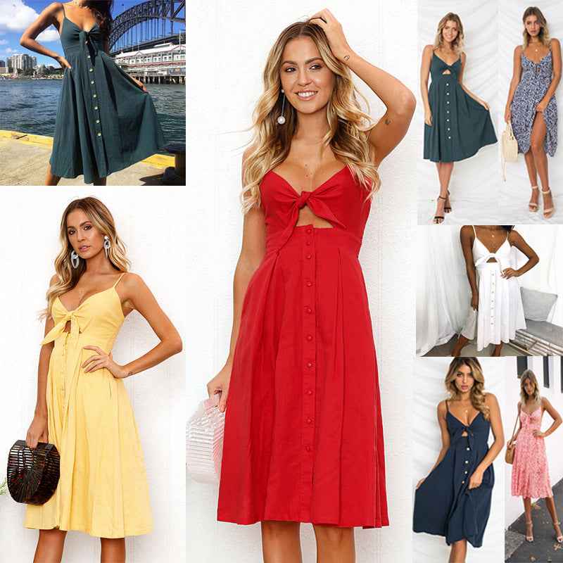 Women Summer Dresses Sleeveless Backless Strap Long Close-fitting Sheath Female Party Evening Dresses Vestidos Orazek UK Ltd