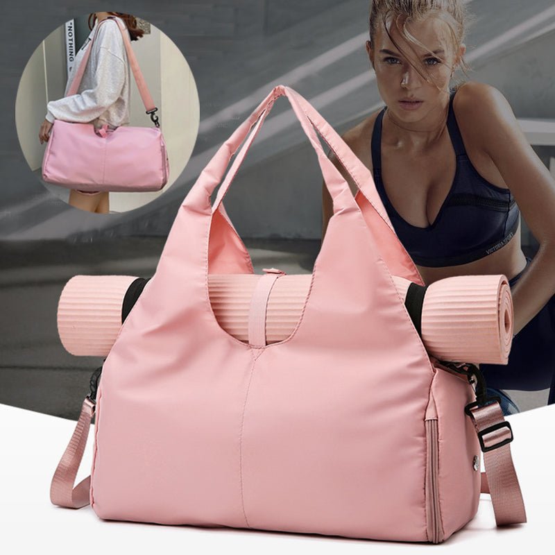 Women Yoga Bag Sports Fitness Dry And Wet Separation Large Capacity Storage Travel Bags Can Carry Yoga Mats | Orazek UK Ltd