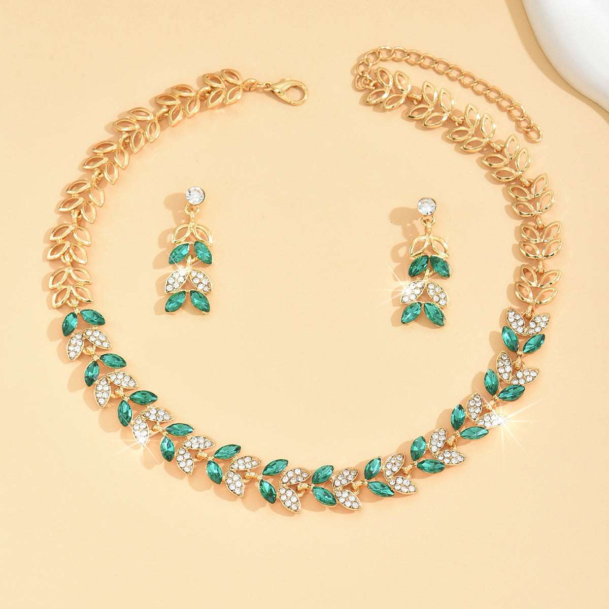 Women's Earrings And Necklace Two-Piece Set | Orazek UK Ltd