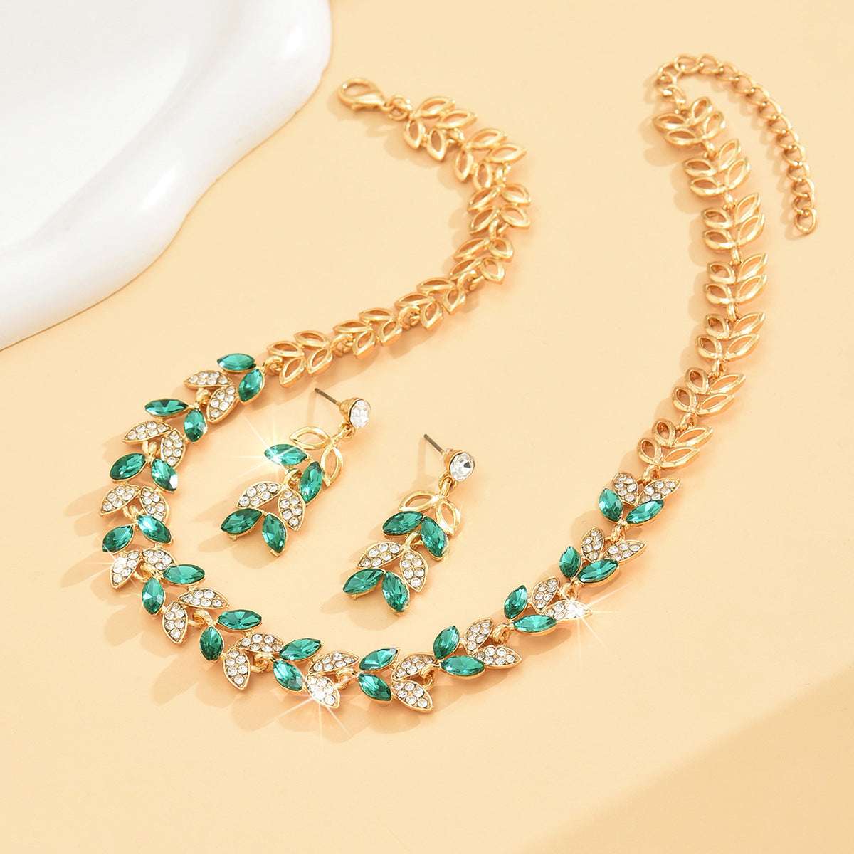 Women's Earrings And Necklace Two-Piece Set | Orazek UK Ltd