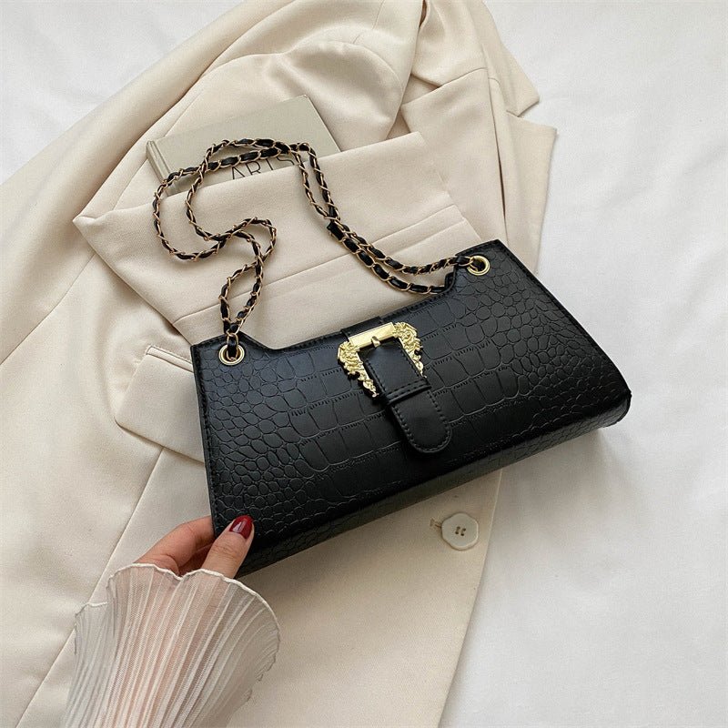 Women's Fashion Simple Chain Fashion Bag Shoulder Bag Casual Trend Crossbody Small Square Bag | Orazek UK Ltd