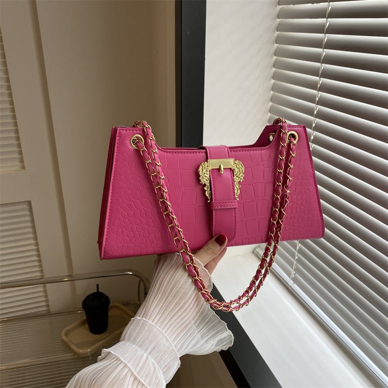 Women's Fashion Simple Chain Fashion Bag Shoulder Bag Casual Trend Crossbody Small Square Bag | Orazek UK Ltd