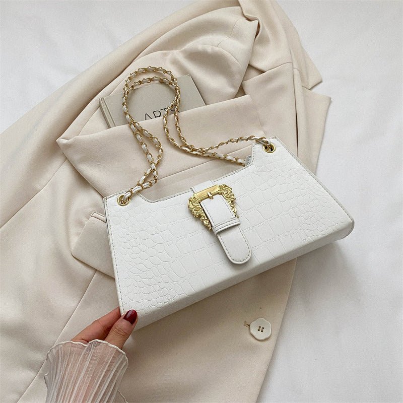 Women's Fashion Simple Chain Fashion Bag Shoulder Bag Casual Trend Crossbody Small Square Bag | Orazek UK Ltd