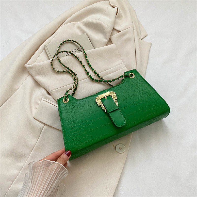 Women's Fashion Simple Chain Fashion Bag Shoulder Bag Casual Trend Crossbody Small Square Bag | Orazek UK Ltd