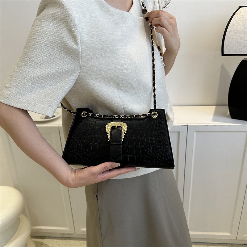 Women's Fashion Simple Chain Fashion Bag Shoulder Bag Casual Trend Crossbody Small Square Bag | Orazek UK Ltd