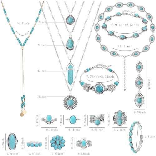 Womens Retro All-Match Alloy Pendant Necklace And Earrings Set | Orazek UK Ltd