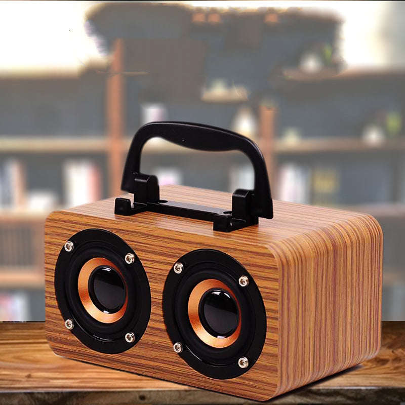 Wooden Wireless Bluetooth Speaker Portable Outdoor | Orazek UK Ltd