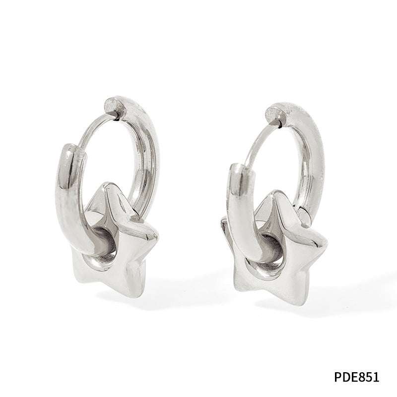 XINGX Earrings Stainless Steel Glossy Earrings | Orazek UK Ltd