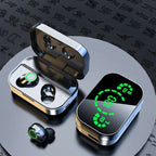 YD03 Wireless Bluetooth-compatible Headset TWS Large Screen Smart Digital Display In Ear Breathing Light | Orazek UK Ltd