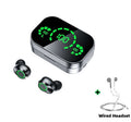 YD03 Wireless Bluetooth-compatible Headset TWS Large Screen Smart Digital Display In Ear Breathing Light | Orazek UK Ltd