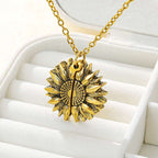 You Are My Sunshine Sunflower Necklace for Women and Men | Orazek UK Ltd